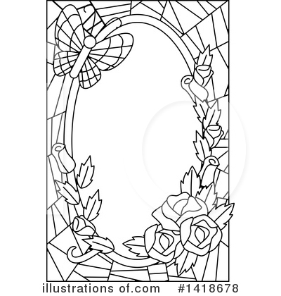 Stained Glass Clipart #1418678 by BNP Design Studio