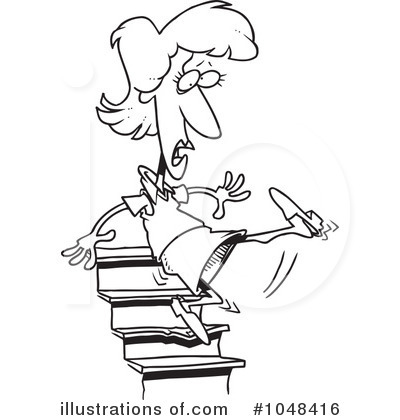 Stairs Clipart #1048416 by toonaday