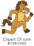 Stallion School Mascot Clipart #1361060 by Mascot Junction