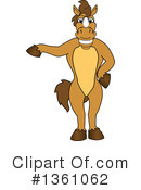 Stallion School Mascot Clipart #1361062 by Mascot Junction