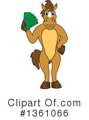 Stallion School Mascot Clipart #1361066 by Mascot Junction