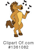 Stallion School Mascot Clipart #1361082 by Mascot Junction