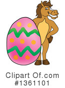 Stallion School Mascot Clipart #1361101 by Mascot Junction