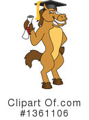 Stallion School Mascot Clipart #1361106 by Mascot Junction