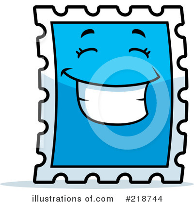 Royalty-Free (RF) Stamp Clipart Illustration by Cory Thoman - Stock Sample #218744