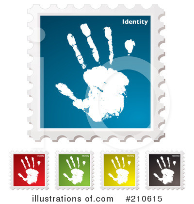 Royalty-Free (RF) Stamps Clipart Illustration by michaeltravers - Stock Sample #210615