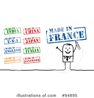 Royalty-Free (RF) Stamps Clipart Illustration by NL shop - Stock Sample #94895