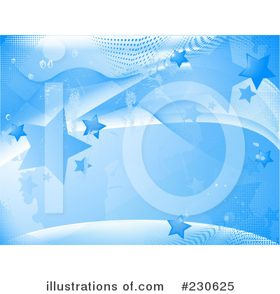 Royalty-Free (RF) Star Background Clipart Illustration by elaineitalia - Stock Sample #230625