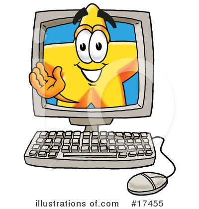Royalty-Free (RF) Star Character Clipart Illustration by Mascot Junction - Stock Sample #17455