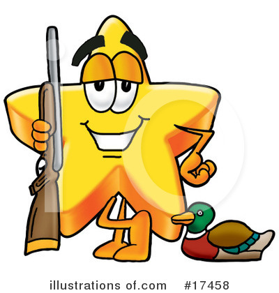 Royalty-Free (RF) Star Character Clipart Illustration by Mascot Junction - Stock Sample #17458