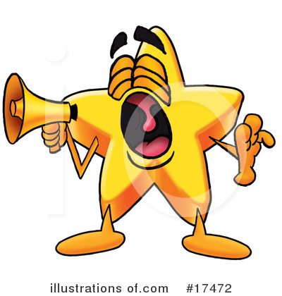 Royalty-Free (RF) Star Character Clipart Illustration by Mascot Junction - Stock Sample #17472