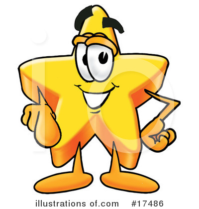 Star Mascot Clipart #17486 by Toons4Biz