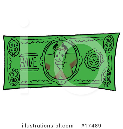 Dollar Bill Clipart #17489 by Toons4Biz