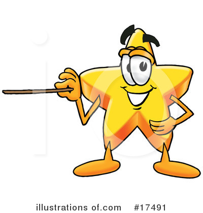 Star Mascot Clipart #17491 by Toons4Biz