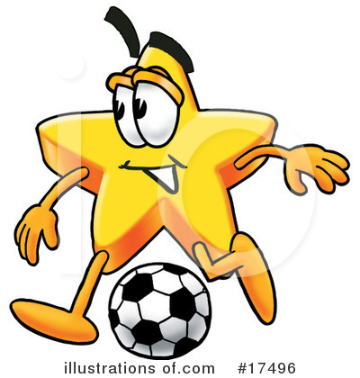 Star Mascot Clipart #17496 by Toons4Biz