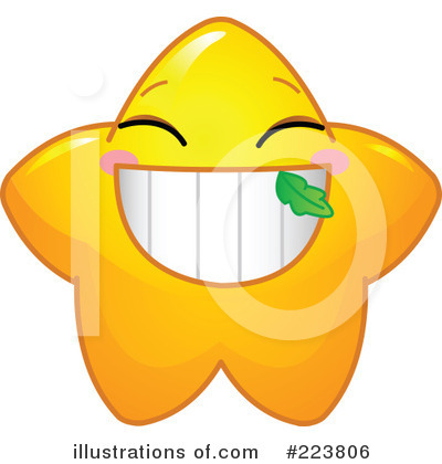 Royalty-Free (RF) Star Character Clipart Illustration by Pushkin - Stock Sample #223806