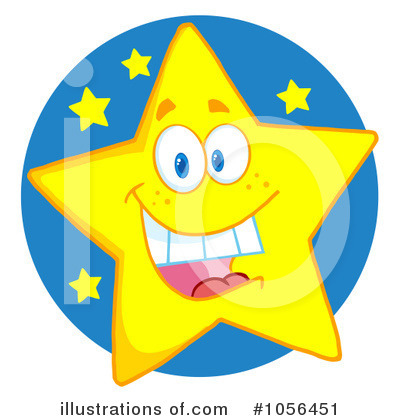 Royalty-Free (RF) Star Clipart Illustration by Hit Toon - Stock Sample #1056451