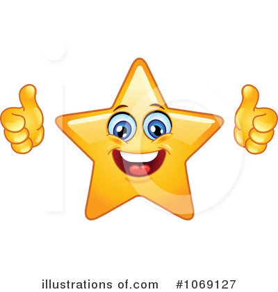 Royalty-Free (RF) Star Clipart Illustration by yayayoyo - Stock Sample #1069127