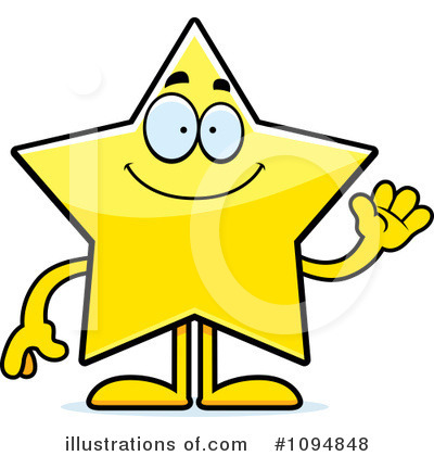 Star Character Clipart #1094848 by Cory Thoman
