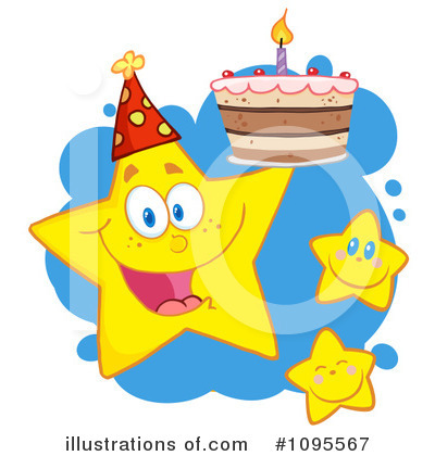 Royalty-Free (RF) Star Clipart Illustration by Hit Toon - Stock Sample #1095567