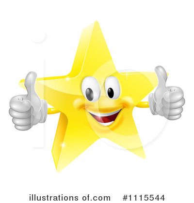 Star Clipart #1115544 by AtStockIllustration