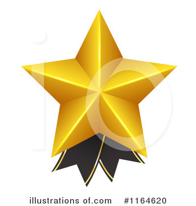 Royalty-Free (RF) Star Clipart Illustration by vectorace - Stock Sample #1164620