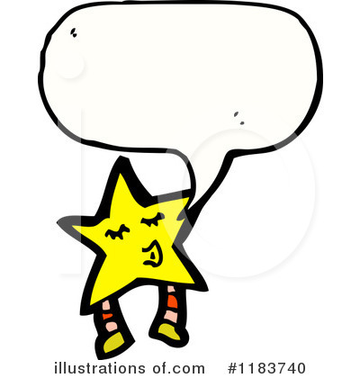Royalty-Free (RF) Star Clipart Illustration by lineartestpilot - Stock Sample #1183740