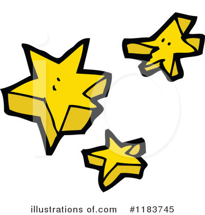 Royalty-Free (RF) Star Clipart Illustration by lineartestpilot - Stock Sample #1183745