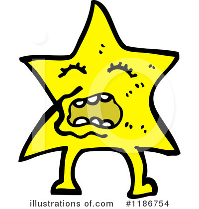 Royalty-Free (RF) Star Clipart Illustration by lineartestpilot - Stock Sample #1186754
