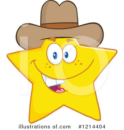 Royalty-Free (RF) Star Clipart Illustration by Hit Toon - Stock Sample #1214404