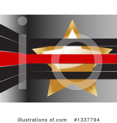 Royalty-Free (RF) Star Clipart Illustration by elaineitalia - Stock Sample #1337794