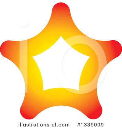 Royalty-Free (RF) Star Clipart Illustration by ColorMagic - Stock Sample #1339009