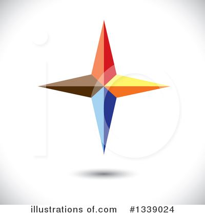 Royalty-Free (RF) Star Clipart Illustration by ColorMagic - Stock Sample #1339024