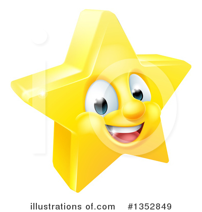 Star Clipart #1352849 by AtStockIllustration