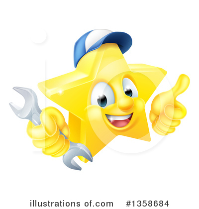 Royalty-Free (RF) Star Clipart Illustration by AtStockIllustration - Stock Sample #1358684