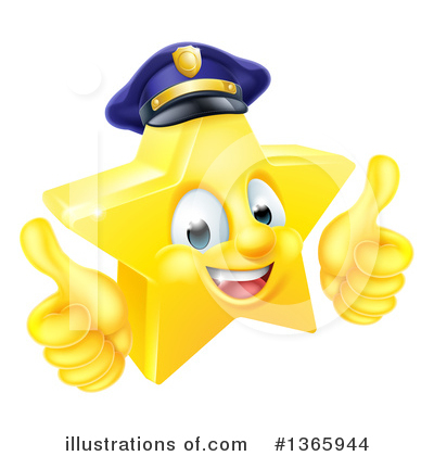 Police Man Clipart #1365944 by AtStockIllustration