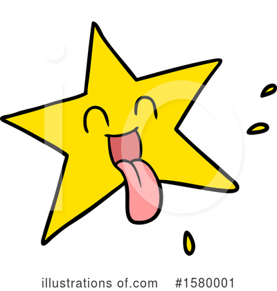 Royalty-Free (RF) Star Clipart Illustration by lineartestpilot - Stock Sample #1580001