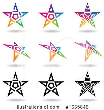 Royalty-Free (RF) Star Clipart Illustration by cidepix - Stock Sample #1665846