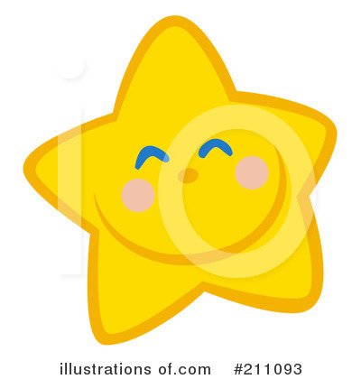 Royalty-Free (RF) Star Clipart Illustration by Hit Toon - Stock Sample #211093