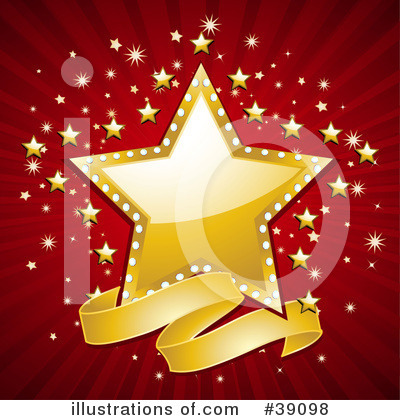 Royalty-Free (RF) Star Clipart Illustration by elaineitalia - Stock Sample #39098