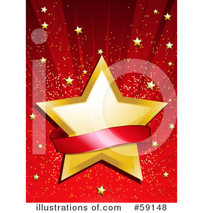 Royalty-Free (RF) Star Clipart Illustration by elaineitalia - Stock Sample #59148