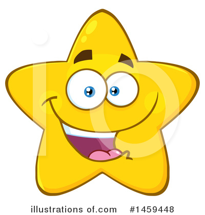 Royalty-Free (RF) Star Mascot Clipart Illustration by Hit Toon - Stock Sample #1459448