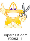 Star Mascot Clipart #226311 by Mascot Junction