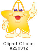 Star Mascot Clipart #226312 by Mascot Junction