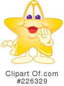 Star Mascot Clipart #226329 by Mascot Junction
