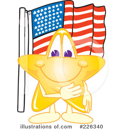 Royalty-Free (RF) Star Mascot Clipart Illustration by Mascot Junction - Stock Sample #226340