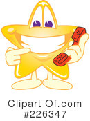 Star Mascot Clipart #226347 by Mascot Junction