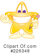 Star Mascot Clipart #226348 by Mascot Junction