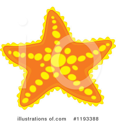 Royalty-Free (RF) Starfish Clipart Illustration by Alex Bannykh - Stock Sample #1193388