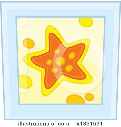 Royalty-Free (RF) Starfish Clipart Illustration by Alex Bannykh - Stock Sample #1351531